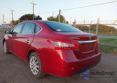 2013 Nissan Sentra S z USA, uszkodzony, nr VIN 3N1AB7AP8DL747005